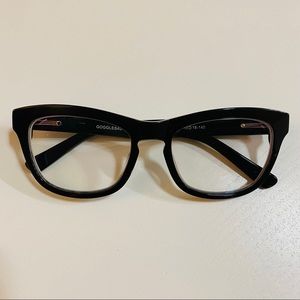 Black Retro Cat Eye Glasses